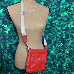 Lightly used coach orange crossbody